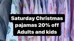 Saturday Christmas Pajamas 20% off # Christmas pajamas #sale#followers#everyone#jolieblondegiftshop #shopsmalllocalbusiness | Jolie Blonde Gifts