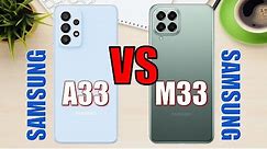 Samsung Galaxy A33 5G vs Samsung Galaxy M33 ✅