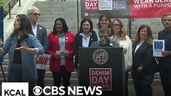 Los Angeles Denim Day rally promotes sexual violence prevention