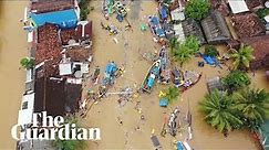 Aerial footage reveals devastation after deadly Indonesian tsunami
