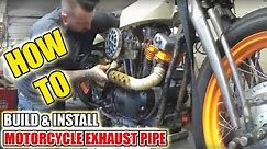 How To Build And Install A Motorcycle Exhaust Pipe