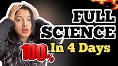 SCORE 100/100 IN SCIENCE IN 4 Days 😱 | SECRET STUDY STRATEGY | Class 9 | Class 10 | SHUBHAM PATHAK