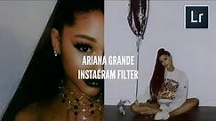 ARIANA GRANDE Polaroid Instagram Filter Mobile Tutorial (@arianagrande)