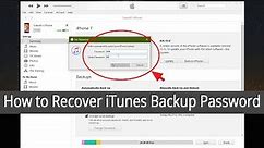 Forgot iPhone Backup Password? | How to Recover iTunes Backup Password | iOS 15 | iPhone 13