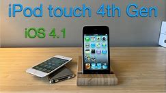 Unboxing an iPod Touch 4th Gen on iOS 4.1