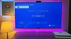 PS4 New System Software Update (Version 11.50)