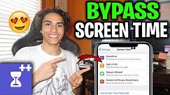 TURN OFF SCREEN TIME Without Passcode - How to Turn Off/Bypass Screen Time - Screen Time Hack iOS 13