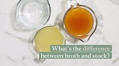 The Difference Between Broth and Stock