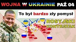 04 PAŹ: Ukraińcy ZNISZCZYLI 14 CZOŁGÓW i OPANCERZONYCH WOZÓW BOJOWYCH obok Nowoprokopiwki | Wojna
