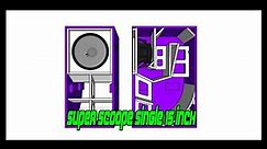 SKEMA || PLAN || BOX SPEAKER SUB SUPER SCOOPE SINGLE 15 INCH