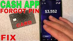 ✅ How To Reset Forgotten Cash App Card PIN 🔴