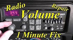 Radio Volume Repair Simple Easy and Fast