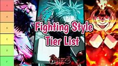 [New] Project Baki 3 Tier List (2024) | All Fighting Styles Ranked From Best To Worse