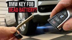 How to unlock and start your BMW with a dead key fob