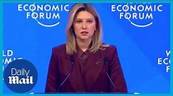 LIVE: Davos - Ukraine First Lady Olena Zelenska World Economic Forum conference | Davos 2023