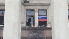 Slovenska zastava 18.5.2014 v ''vojni'' v Ukrajini