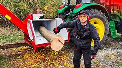 🤯200mm Branches No Problem! Experience the Power of our Wood Chipper!