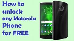 Unlock Motorola T-Mobile phone for free