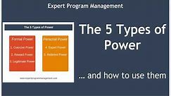 The 5 Types of Power
