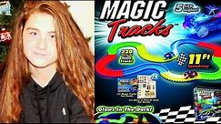 MAGIC TRACKS Glow in The Dark 🚙 Speedway Race Track As Seen on TV 🎌