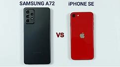 Samsung A72 vs iPhone SE (2020) Speed Test & Camera Comparison