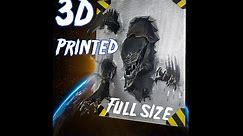 Full size 3D Printed Alien Queen Wall burst bust