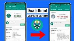 How to Unroot any Smartphone | How to Unroot Magisk Rooted Phone | One Click Unroot |