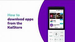 How to download apps from the KaiStore - 2048 (no audio)