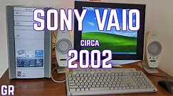 Vintage Sony Vaio Desktop Computer from 2002