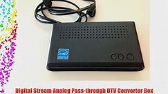 Digital Stream Analog Pass-through DTV Converter Box