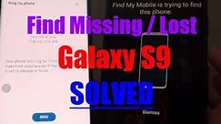 Samsung Galaxy S9: How to Track and Locate Missing Device (Find My Mobile)