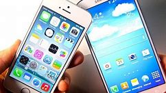 iPhone 5S VS Samsung Galaxy S4 - Speed, Camera & Hardware Comparison