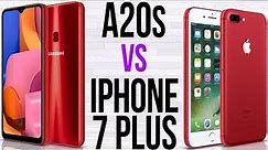 A20s vs iPhone 7 Plus (Comparativo)