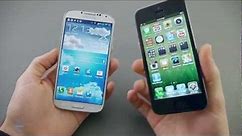 Samsung Galaxy S4 vs Apple iPhone 5