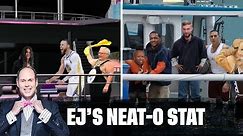 The Fellas Send The Beam Team Fishin' 🎣🟣 | EJ's Neat-O Stat Of The Night | NBA on TNT