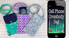Cell Phone Crossbody Bag | The Sewing Room Channel
