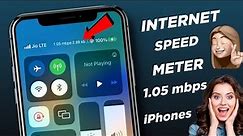 How To Enable Internet Speed Meter in iPhone | How To Get Data Speed On Notification Bar In iPhone