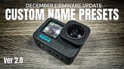 GoPro Hero 12 NEW Features - Firmware Update