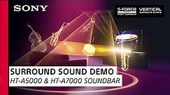 Virtual Surround Sound Demo for the HT-A5000 and HT-A7000 Soundbar | Sony