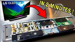 How to Open LG OLED TV For Board Replacement or Power Supply Replacement Repair or Fix