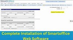 Complete Installation of Smart office Web Software | Smart office web application