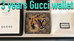 Gucci GG Supreme Tiger Wallet 3 years review + clean & care