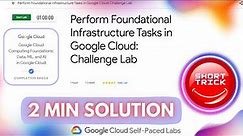 Perform Foundational Infrastructure Tasks in Google Cloud: Challenge Lab | #GSP315 | #studyjam