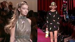 Gigi Hadid revealing COMPILATION of stunning dresses while on the runway at Milan’s Fashion Week