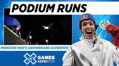 Monster Energy Men’s Snowboard SuperPipe: Top 3 Runs | X Games Aspen 2024
