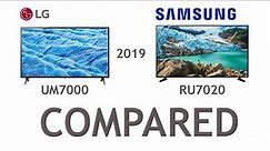 LG UM7000 VS Samsung RU7020. Best Entry level 4K TV’s Compared