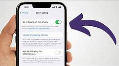 How To Fix WiFi Calling Not Working after iOS 17.4.1 Update