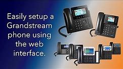 Get started configuring the Grandstream GXP VoIP desk phone