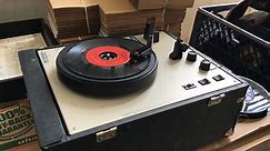 Vintage 45 rpm record player