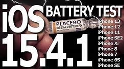iOS 15.4.1 Final Battery Life / Battery Drain / Battery Performance Test.